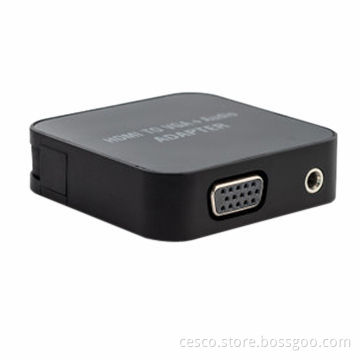 HDMI AM、VGA and 3.5 audio adapter